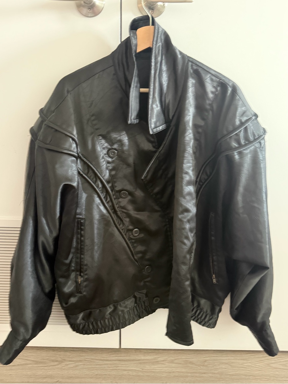 Vintage RC Comfort Wear Japanese Leather Jacket – Black